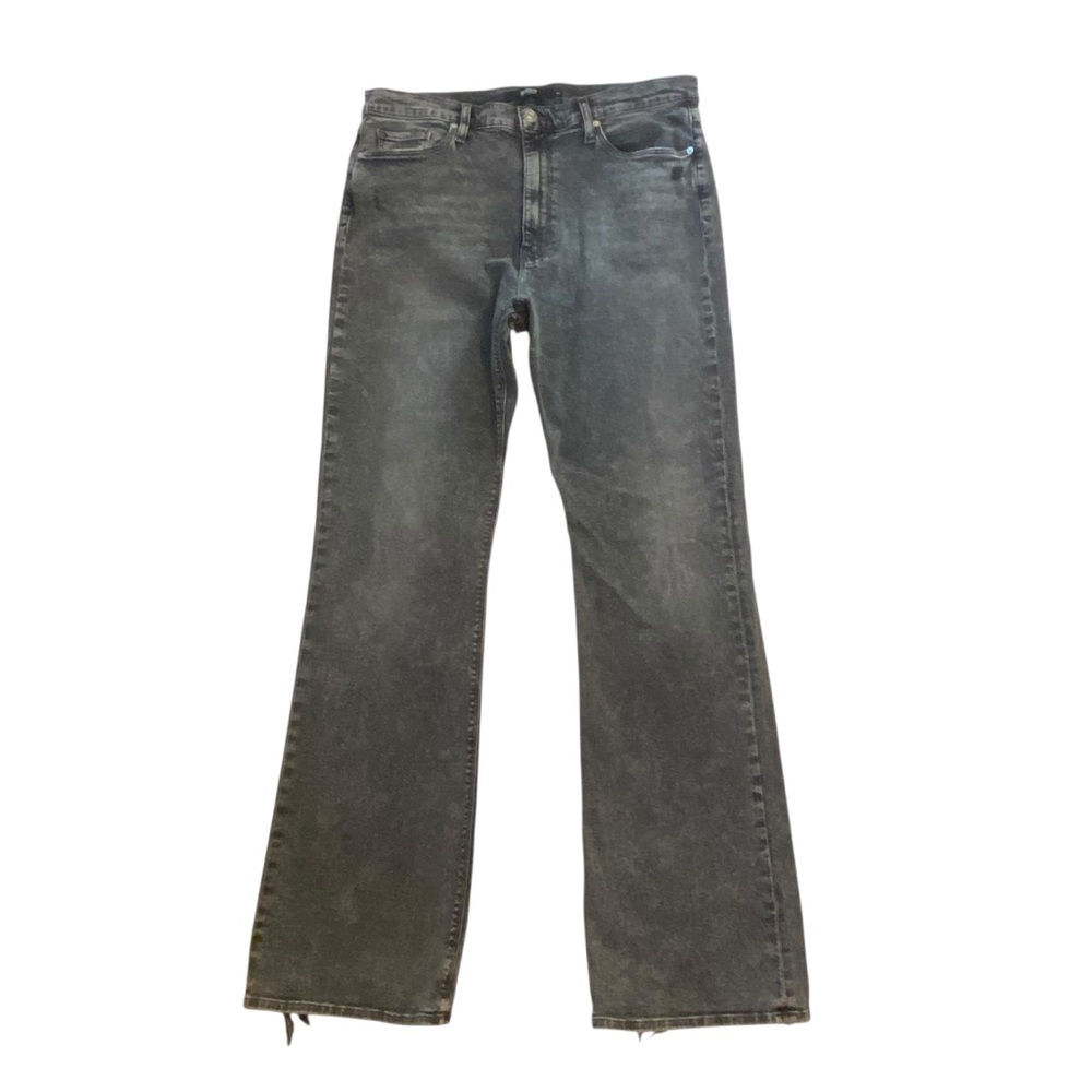HUDSON Barbara Bootcut Jeans High Rise Stretch Denim Appartion Gray Size 34
